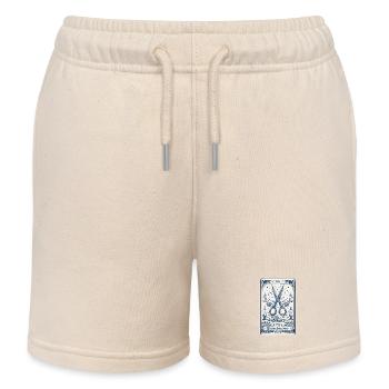 Friseur-Tarotkarten-Illustration - Kinder Organic Joggingshorts Mini Bolter von Stanley/Stella - Natur - Vorne