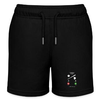Softball appelle un design d’écran de téléphone drôle - Short de jogging enfant bio Stanley/Stella - noir - Devant