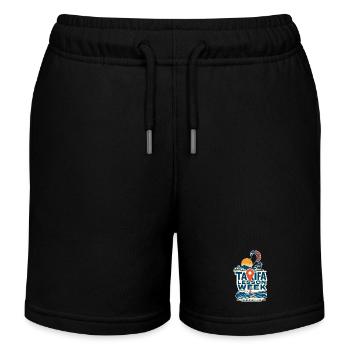 Tarifa Paragliding Week Retro - Kids Organic Sweat Shorts by Stanley/Stella - black - Front