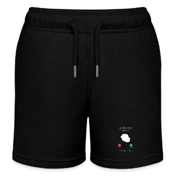 La Reunion M Appelle Il Faut Que J Y Aille T-Sh... - Short de jogging enfant bio Stanley/Stella - noir - Devant