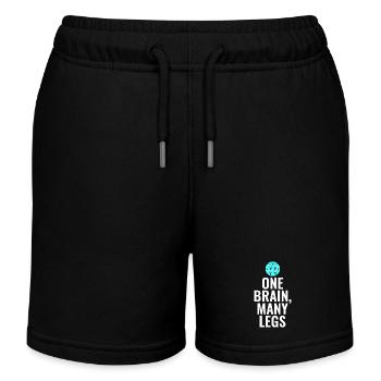 Ein Gehirn Viele Beine Synchronschwimmen Schwimmer - Kinder Organic Joggingshorts Mini Bolter von Stanley/Stella - Schwarz - Vorne