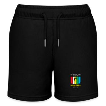 Gleitschirmpilot Gleitschirm Abenteuer Outdoor - Kinder Organic Joggingshorts Mini Bolter von Stanley/Stella - Schwarz - Vorne