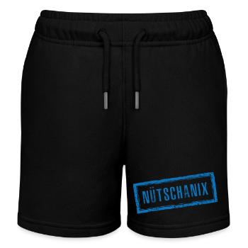 Nütschanix - Kinder Organic Joggingshorts Mini Bolter von Stanley/Stella - Schwarz - Vorne