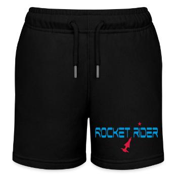 espace - Short de jogging enfant bio Stanley/Stella - noir - Devant