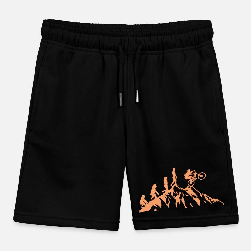 Evolution du vélo VTT Short de jogging enfant bio Stanley/Stella