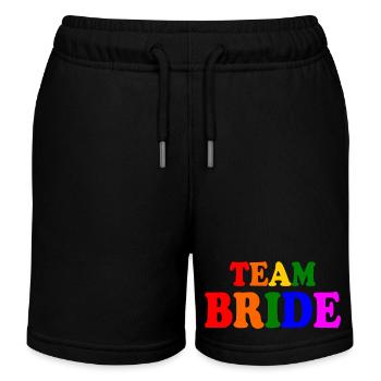 Team bride - Short de jogging enfant bio Stanley/Stella - noir - Devant
