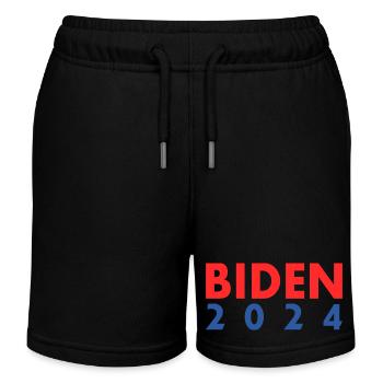 Joe biden 2024 - Short de jogging enfant bio Stanley/Stella - noir - Devant