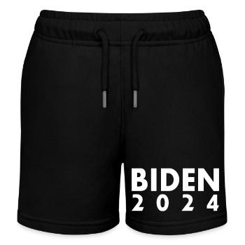 Biden 2024 - Kinder Organic Joggingshorts Mini Bolter von Stanley/Stella - Schwarz - Vorne