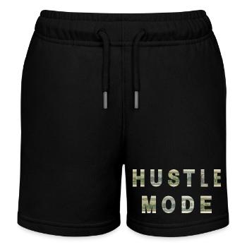 Hustle Mode Dollar Bill Texture Inspiration - Short de jogging enfant bio Stanley/Stella - noir - Devant