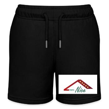 Parys Nice * - Kinder Organic Joggingshorts Mini Bolter von Stanley/Stella - Schwarz - Vorne