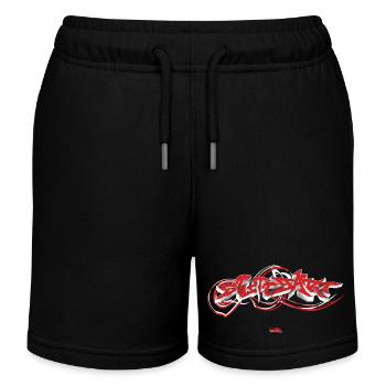 Stuttgart Wildstyle - Kinder Organic Joggingshorts Mini Bolter von Stanley/Stella - Schwarz - Vorne