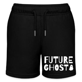 Future Ghost - Kids Organic Sweat Shorts by Stanley/Stella - black - Front