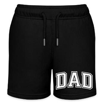 BESTER VATER - Kinder Organic Joggingshorts Mini Bolter von Stanley/Stella - Schwarz - Vorne