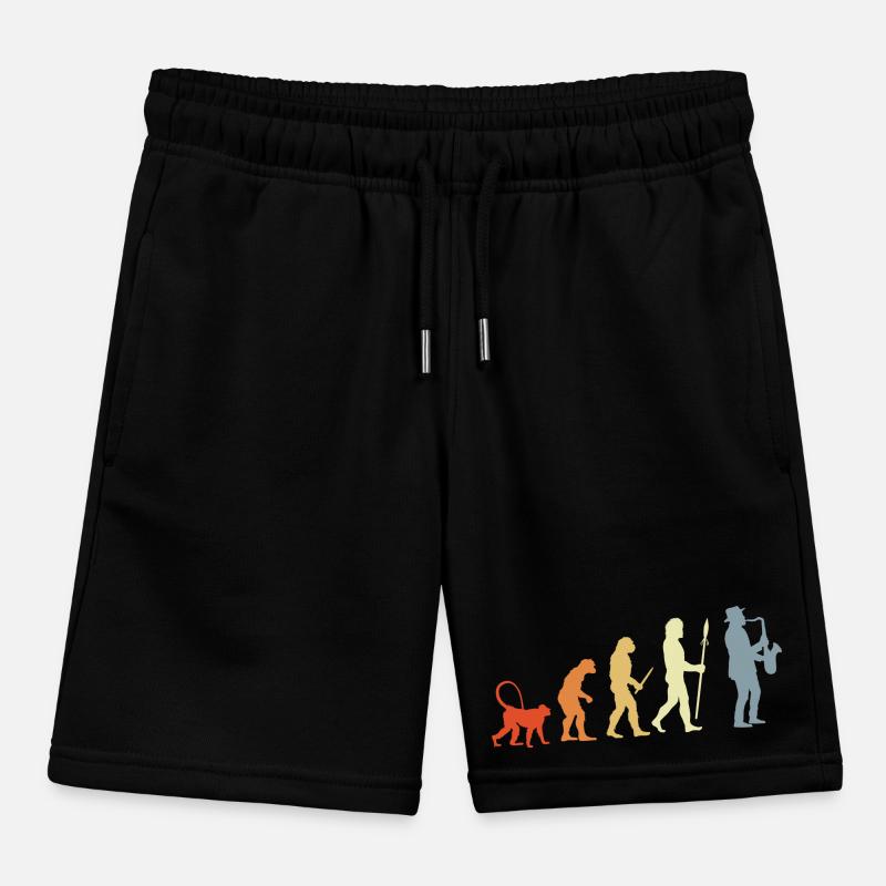 Saxophonist Evolution Kinder Organic Joggingshorts Mini Bolter von Stanley/Stella