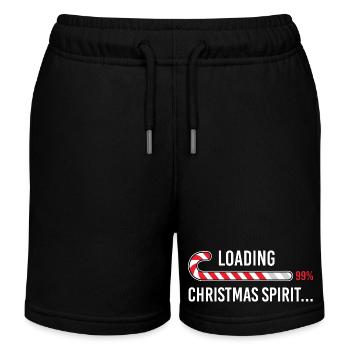 Weihnachtsstimmung wird geladen 99 Prozent Gamer Lustig - Kinder Organic Joggingshorts Mini Bolter von Stanley/Stella - Schwarz - Vorne