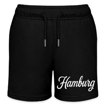 Hambourg - Short de jogging enfant bio Stanley/Stella - noir - Devant
