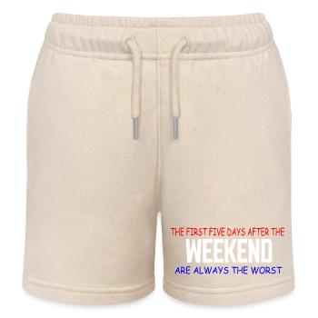 Wochenendblues: Die ersten fünf Tage - Kinder Organic Joggingshorts Mini Bolter von Stanley/Stella - Natur - Vorne
