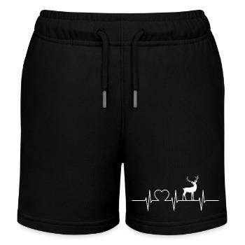 Renne Renne - Short de jogging enfant bio Stanley/Stella - noir - Devant