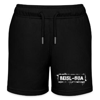 Beisl-Bua – Viennese dialect cult saying - Kids Organic Sweat Shorts by Stanley/Stella - black - Front