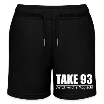 Take 93 Jetzt wird´s Magisch! - Kinder Organic Joggingshorts Mini Bolter von Stanley/Stella - Schwarz - Vorne