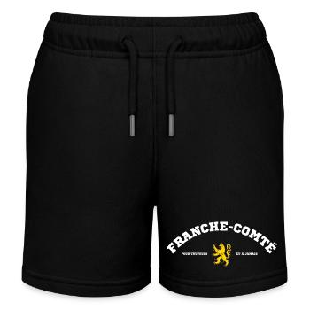 Franche Comte Pour Toujours Et A Jamais T-Shirt... - Short de jogging enfant bio Stanley/Stella - noir - Devant