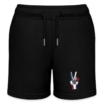 Symbole de la victoire de la République dominicaine - Short de jogging enfant bio Stanley/Stella - noir - Devant