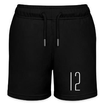 12 - Kinder Organic Joggingshorts Mini Bolter von Stanley/Stella - Schwarz - Vorne
