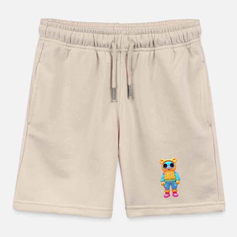 Mouse 3D Kids Organic Sweat Shorts by Stanley/Stella