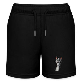 Drachen - Kinder Organic Joggingshorts Mini Bolter von Stanley/Stella - Schwarz - Vorne