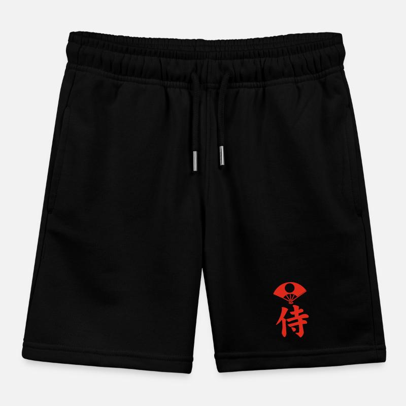 Samurai-Emblem des Satake-Clans (rot) Kinder Organic Joggingshorts Mini Bolter von Stanley/Stella