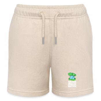 Urlaub Naturliebhaber Camping lustiger Spruch - Kinder Organic Joggingshorts Mini Bolter von Stanley/Stella - Natur - Vorne