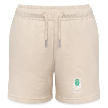 Schritt Richtung Weniger Verschmutzung - Kinder Organic Joggingshorts Mini Bolter von Stanley/Stella - Natur - Vorne
