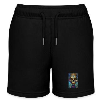 Beau crâne fantastique - Short de jogging enfant bio Stanley/Stella - noir - Devant