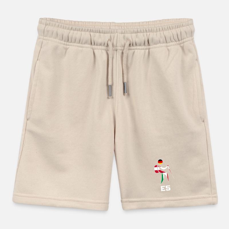 Alpenüberquerung E5 Alpen Alpenüberquerer Wanderer Kinder Organic Joggingshorts Mini Bolter von Stanley/Stella