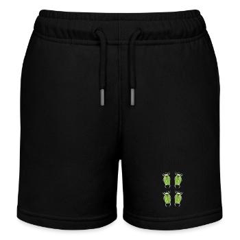 insecte vert - Short de jogging enfant bio Stanley/Stella - noir - Devant