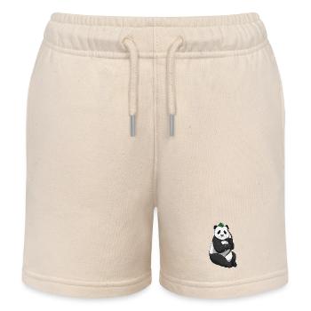 Arc Panda Archer - Short de jogging enfant bio Stanley/Stella - écru doux - Devant