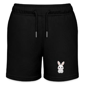 Lapin, Lapin, Lapin De Pâques - Short de jogging enfant bio Stanley/Stella - noir - Devant