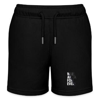 Wach Anda für immer - Kinder Organic Joggingshorts Mini Bolter von Stanley/Stella - Schwarz - Vorne