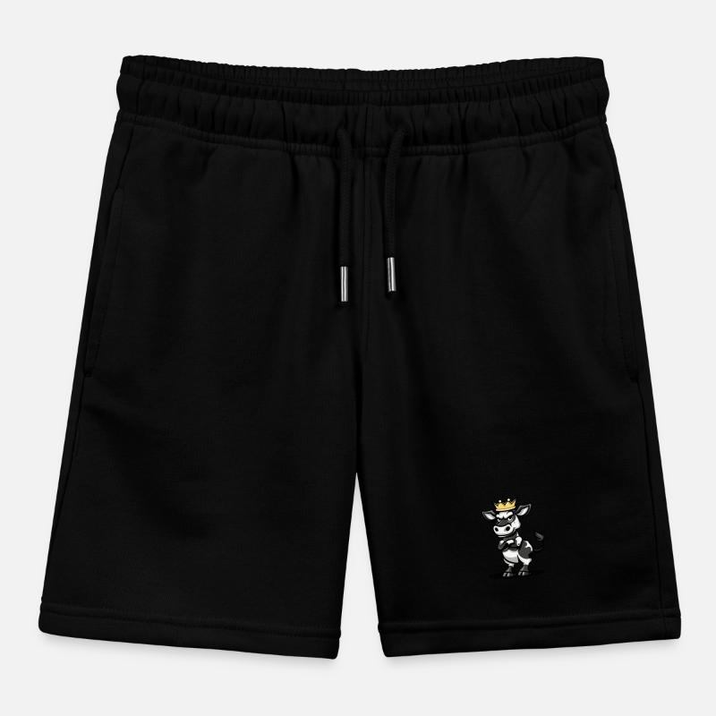 Kuh Comic Krone Kinder Organic Joggingshorts Mini Bolter von Stanley/Stella