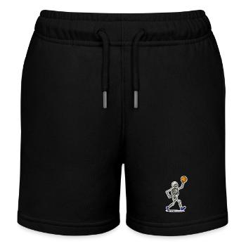 Basketball Skeleton Slam - Short de jogging enfant bio Stanley/Stella - noir - Devant