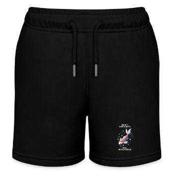 Compétence débloquée : Koi Whisperer | Étang de carpes koï - Short de jogging enfant bio Stanley/Stella - noir - Devant