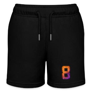 NO. 8 NUMBER 8 COLLEGE 8TH BIRTHDAY - Kids Organic Sweat Shorts by Stanley/Stella - black - Front