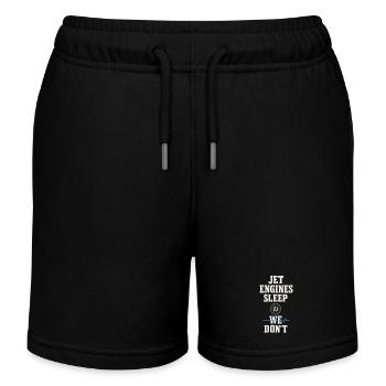 Rampe de nuit du personnel au sol au - Short de jogging enfant bio Stanley/Stella - noir - Devant