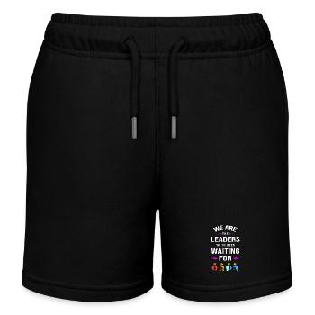 Frauentag Feminismus Feminist Feministin - Kinder Organic Joggingshorts Mini Bolter von Stanley/Stella - Schwarz - Vorne