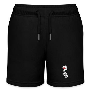 Grönland nicht zum Verkauf – Statement-Design - Kinder Organic Joggingshorts Mini Bolter von Stanley/Stella - Schwarz - Vorne