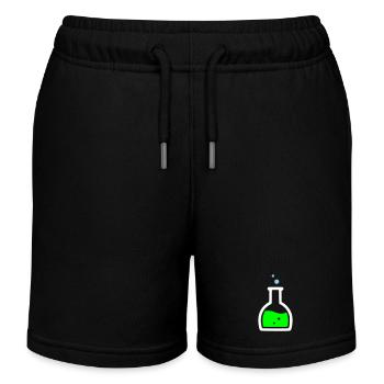 Poisonous Potion Green - Kids Organic Sweat Shorts by Stanley/Stella - black - Front