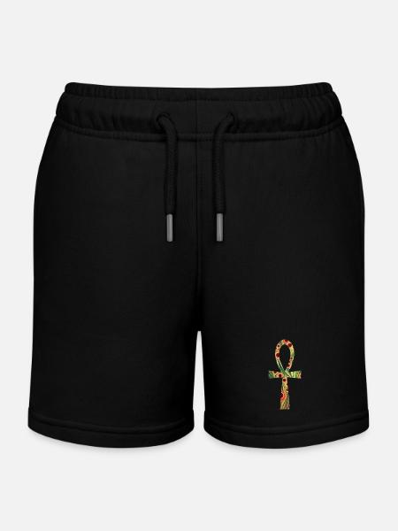 anch e 110 - Short de jogging enfant bio Stanley/Stella - noir