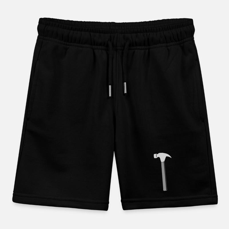 Tool Hammer Kids Organic Sweat Shorts by Stanley/Stella