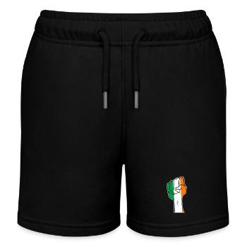 Irlande - Short de jogging enfant bio Stanley/Stella - noir - Devant