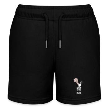 Karate, Kung Fuh - Kinder Organic Joggingshorts Mini Bolter von Stanley/Stella - Schwarz - Vorne